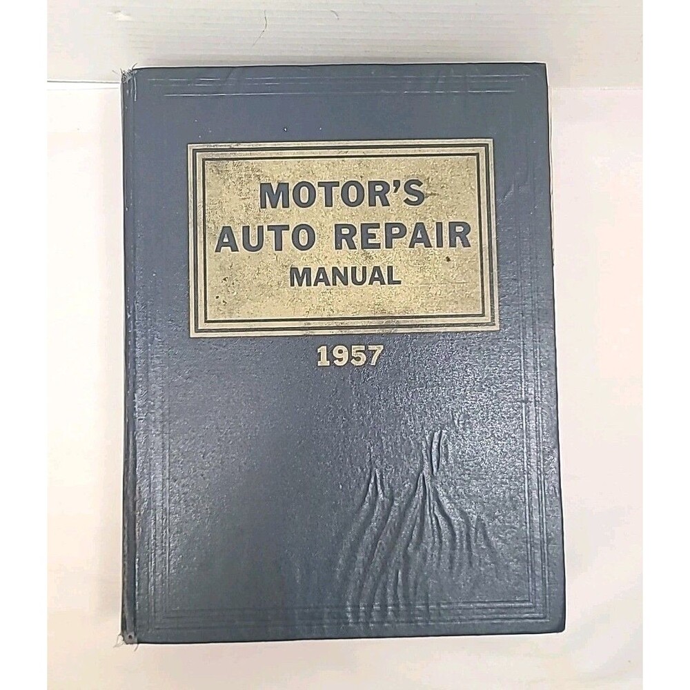 Motor's Auto Repair Manual 1957 Vintage 20th Edition hardcover shop wear